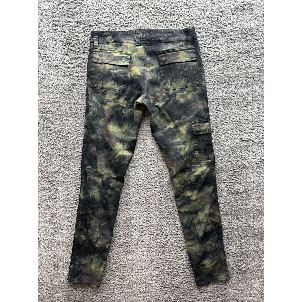 Daang Goodman Tripp‎ Nyc Distressed Camo Print Skinny Cargo Jeans Womens Size 29 - Picture 2 of 12